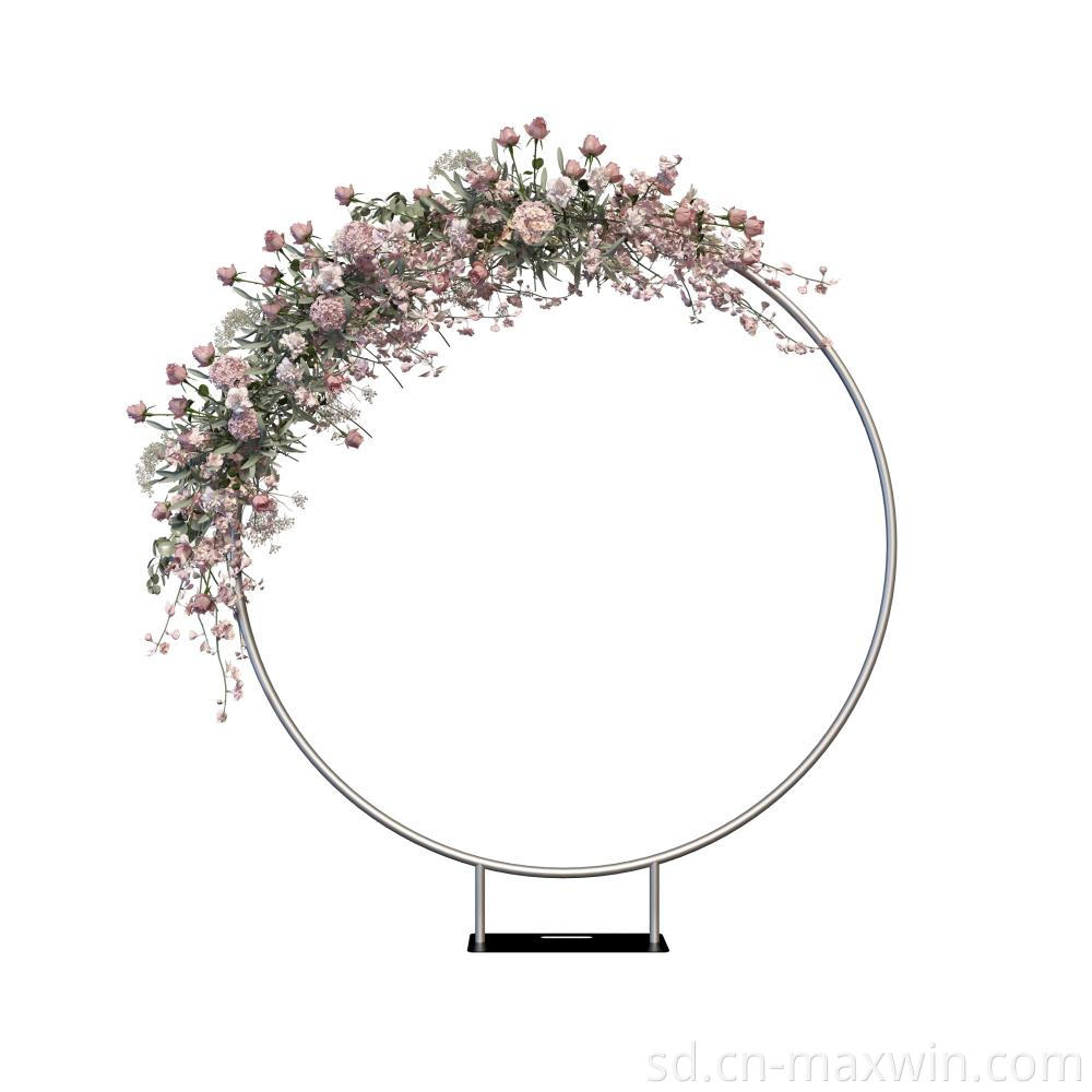 گول پس منظر فريم Round Background Frames